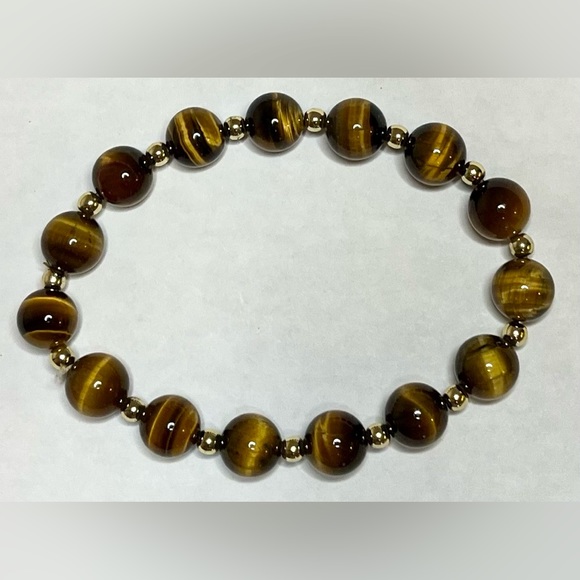 Tigers eye elastic bracelet jewelry - Picture 8 of 10